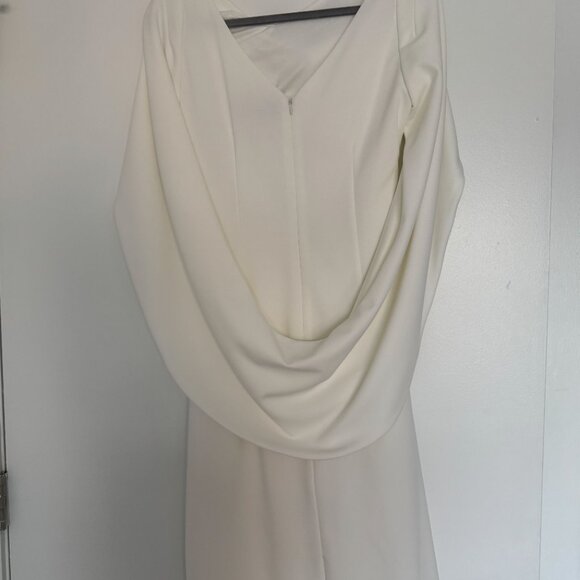 Betsy & Adam Caped Sheath Dress - Picture 4 of 4